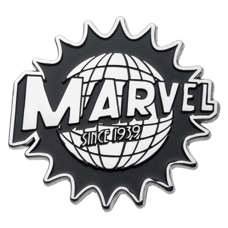 Us直輸入 Marvel Since 1939 ロゴ ピンバッチ マーベル 80years