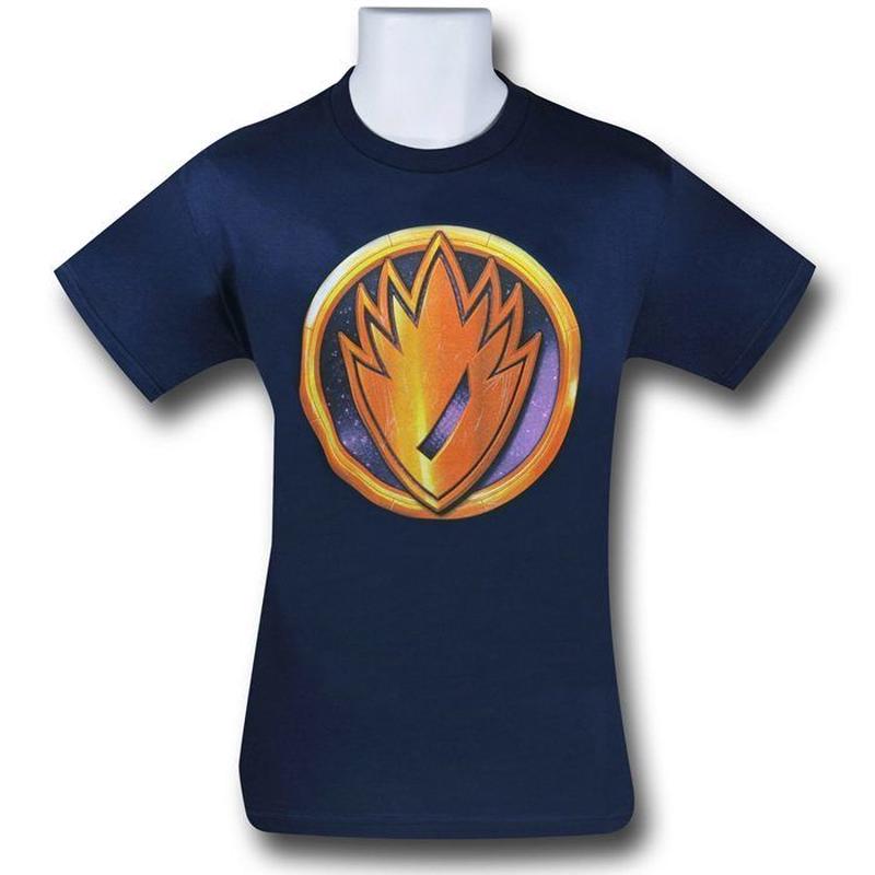 Usa直輸入 Marvel ガーディアンズオブギャラクシー ロケット シンボル 30ｓ Tシ