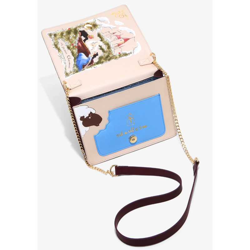 Usa直輸入 Disney 美女と野獣 ストーリーブック型 クロスボディバッグ ショルダーバ