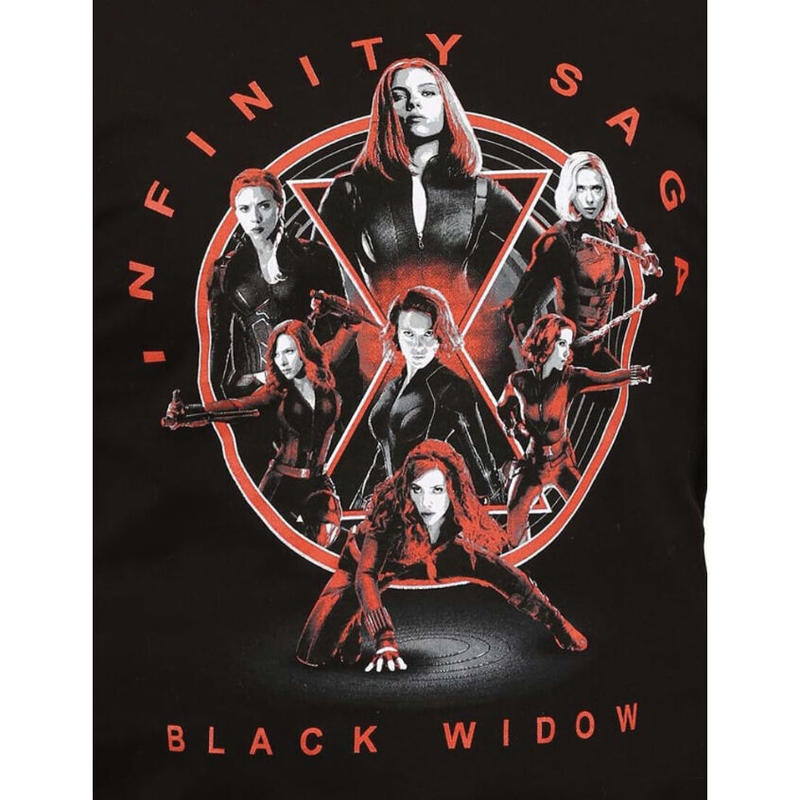 Usa直輸入 Marvel ブラックウィドウ インフィニティ サーガ Tシャツ マーベル M