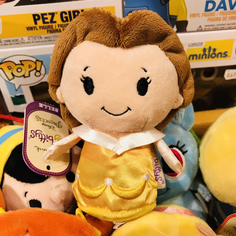 Usa直輸入 Disney 美女と野獣 ベル ぬいぐるみ Ittybittys 約10ｃｍ