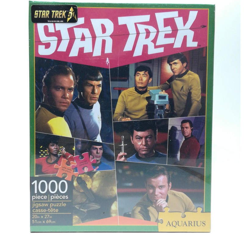 Usa直輸入 スタートレック キャスト レトロ 1000ピース パズル スタトレ Star