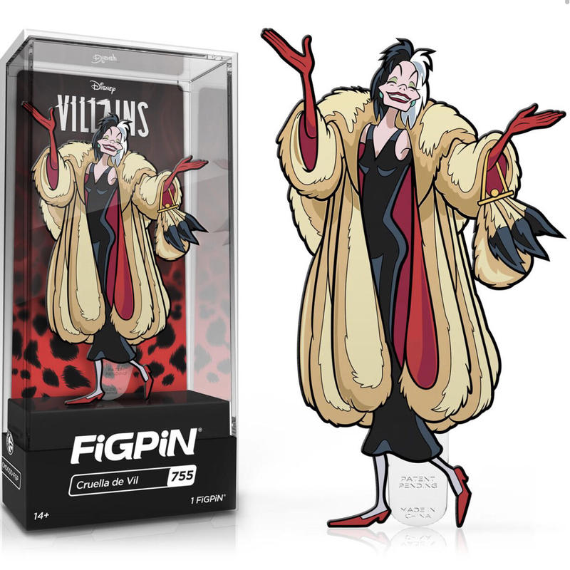 ご予約商品 usa直輸入 Disney Figpin クルエラ ヴィランズ フィギュア ご予約商品 usa直輸入 Disney Figpin クルエラ ヴィランズ フィギュア