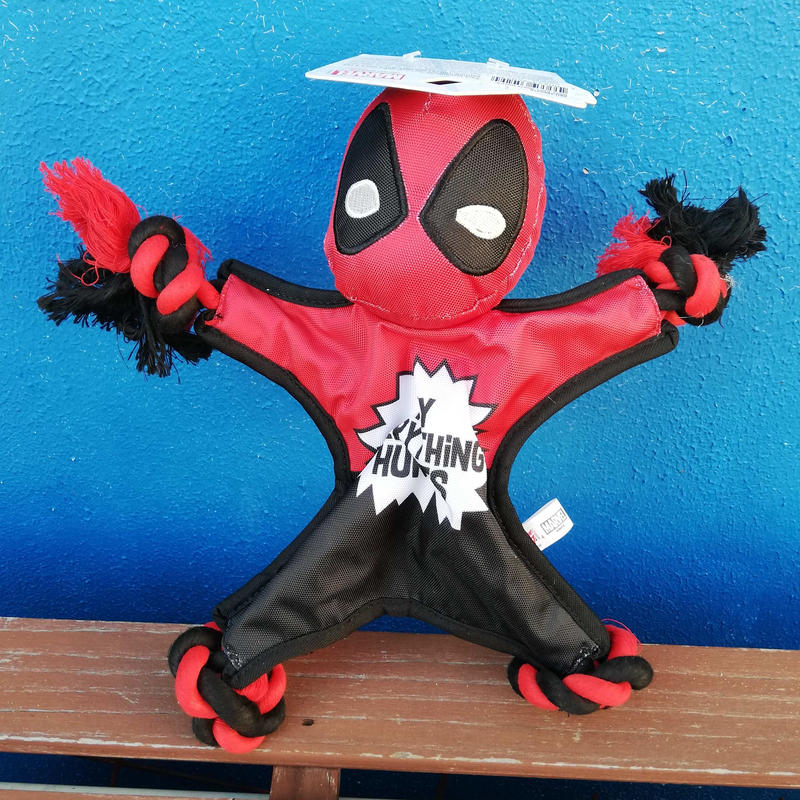 Usa直輸入 Marvel デッドプール フラット ロープ プラッシュ ドッグトイ ぬいぐる