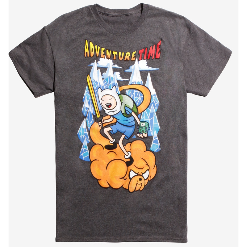 Usa直輸入 アドベンチャータイム フィン ジェイク 筋斗雲 Tシャツ Mサイズ ドラゴン