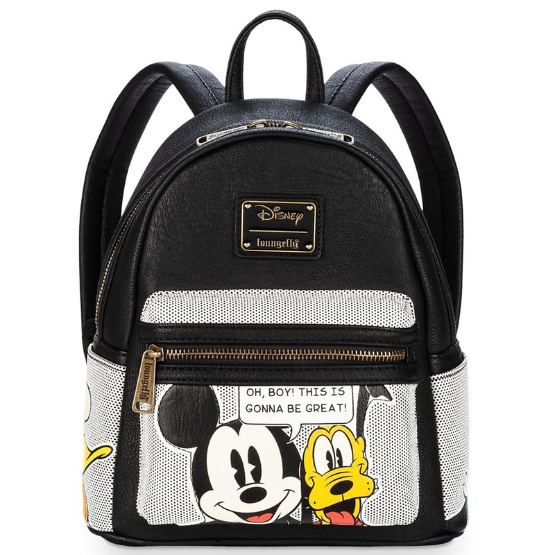 Usa直輸入 Disney ミッキーマウス フレンド 白黒ドット ミニ バックパック リ