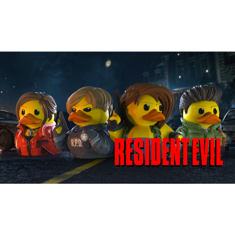 ｕｋ直輸入 バイオハザード クリス レッドフィールド 3 コレクタブル ダック Tub