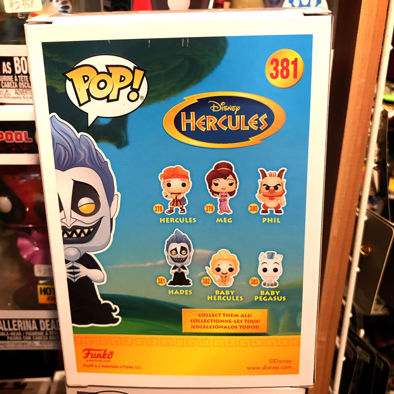 Usa直輸入 Pop Disney ヘラクレス ハデス 蓄光 グロー Hades 381