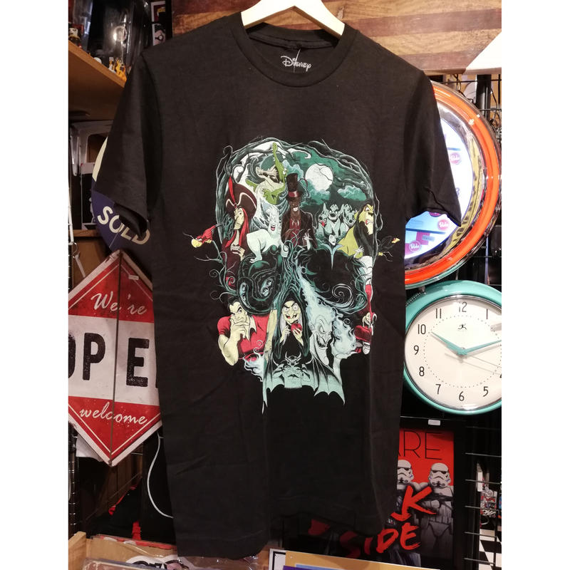 Usa直輸入 Disney ディズニー ヴィランズ スカル 型 Tシャツ アースラ ジャフ