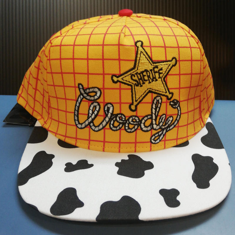 Usa直輸入 Disney トイストーリー ウッディ 保安官 コスチューム柄 キャップ 帽子