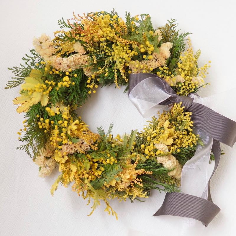 Zoomオンラインレッスン フレッシュミモザリースレッスン ミモザサラダミニレッスン タスマ