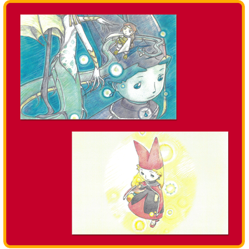 福島敦子原画モチーフ ポストカードvol 1 Vol 5 Pack Popolo Store