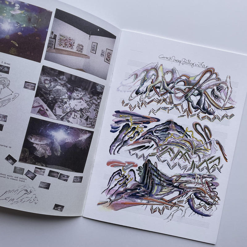 サイン入 小林紗織 小指 作品集 Score Drawing 1 2 Popotam