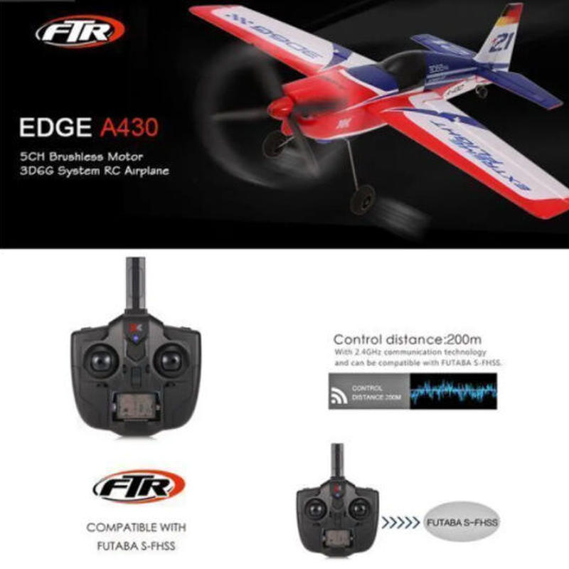☆100㌘以下☆登録不要☆ブラシレス☆ラジコン飛行機☆ XK EDGE A430