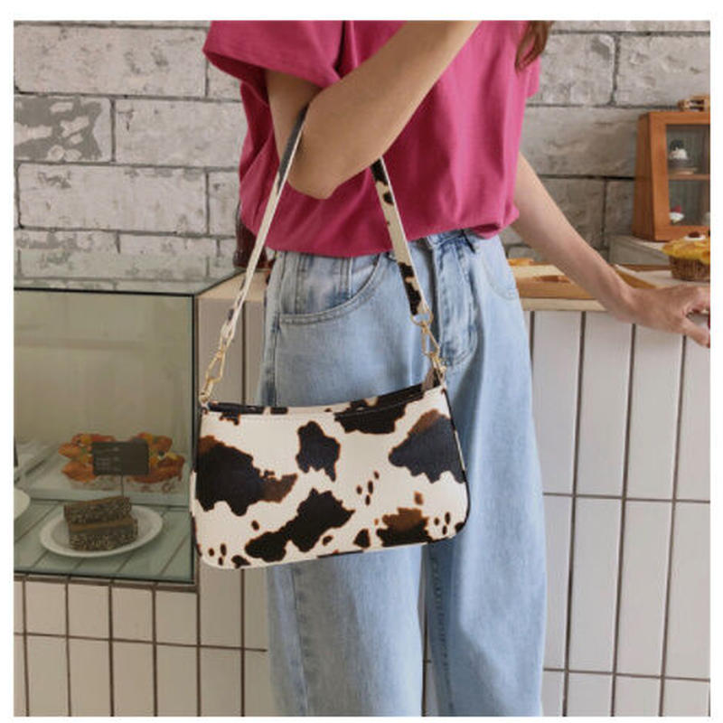 かわいい 牛模様 ハンドバッグ ショルダーバッグ 牛柄 World Planet Market