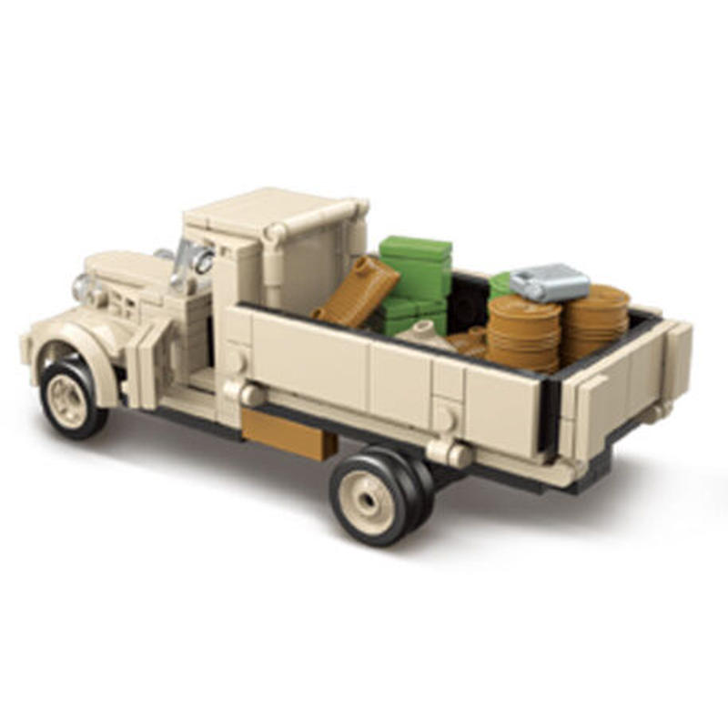 日本軍 レゴ互換品 軍用トラック ミニフィグ3体付き 戦争 ブロックセット Ww2 第二