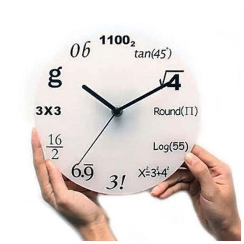時計 壁掛け 3d 数学 数字 デザイナーズ 北欧モダン デザイン Diy お洒落 面白 輸入