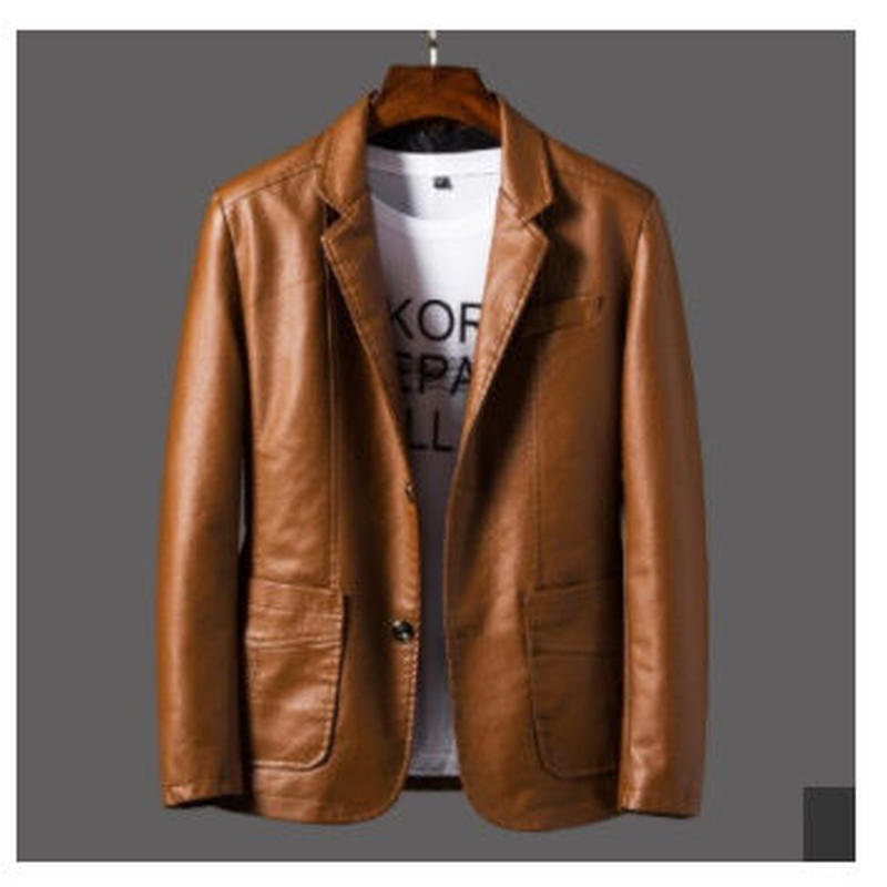 サイズ豊富 スマート カジュアル ブレザー レザー ジャケット World Planet