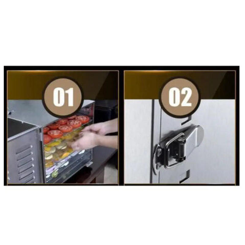 ステンレス鋼 食品乾燥機 果物 野菜 ハーブ スナック 肉干し等10層 業務用 食品乾燥機 1