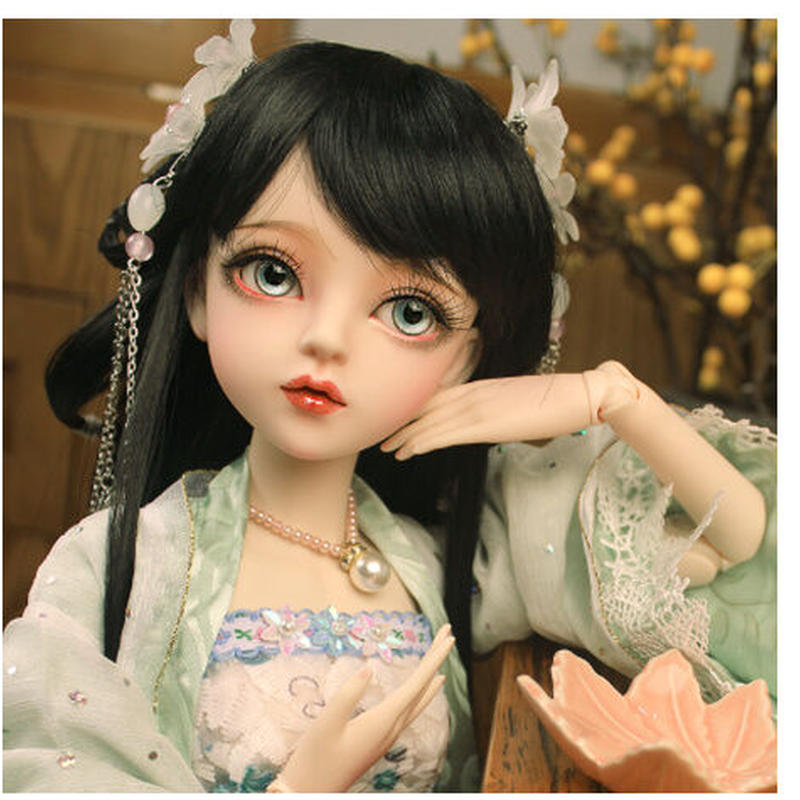黒髪のオリエンタル美女 Bjd 球体関節人形 60cm 1 3 フルセット 中国人形 本体
