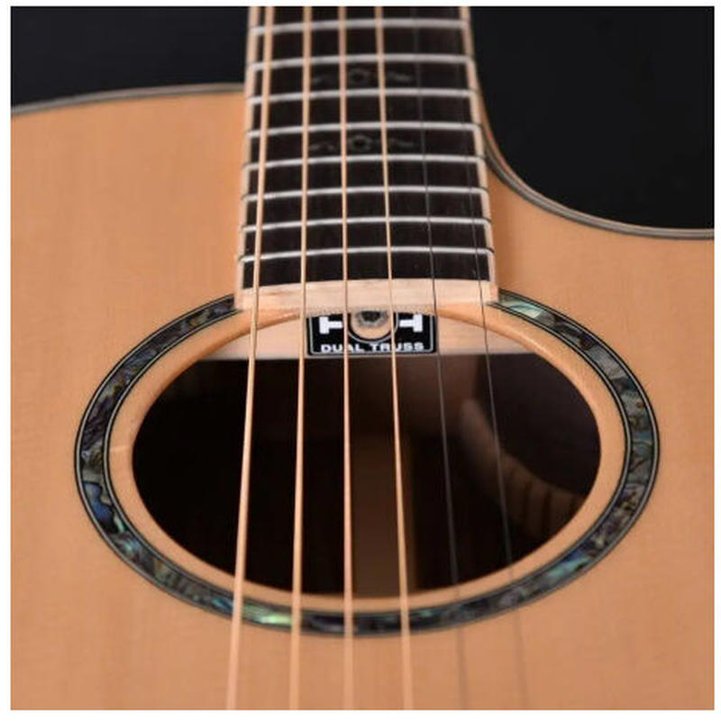 ギター アコースティックギター 総単板 閉鎖弦ノブ アフリカマホガニー