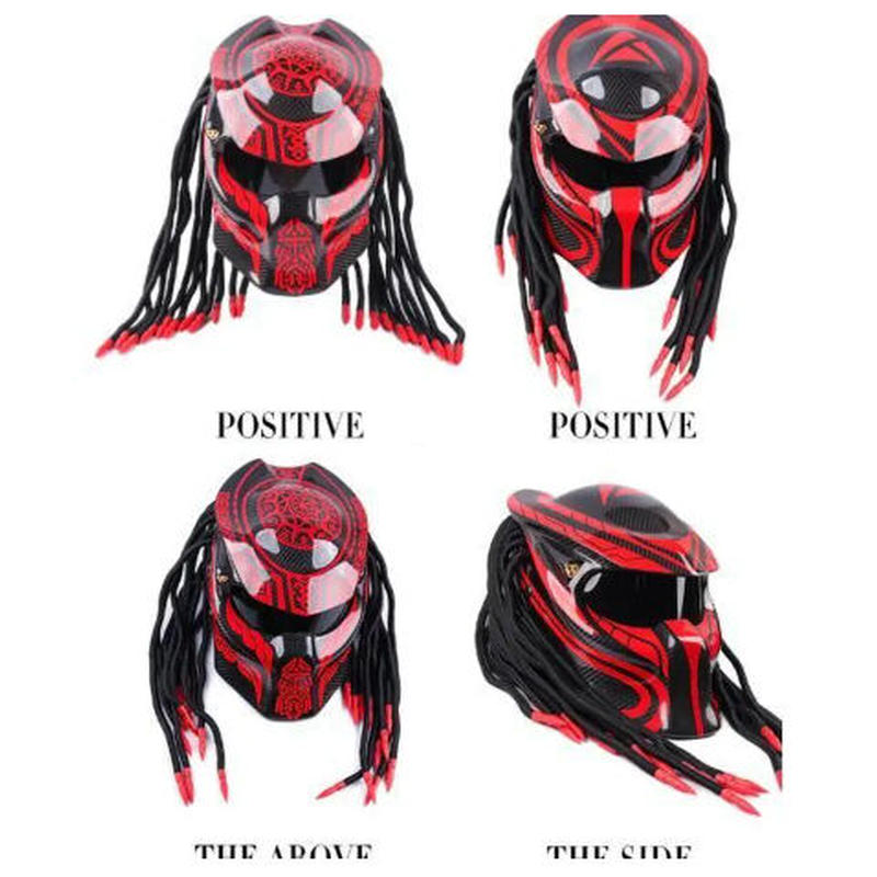 プレデター Predator バイク ヘルメット フルフェイス S M L Xl Xxl リア