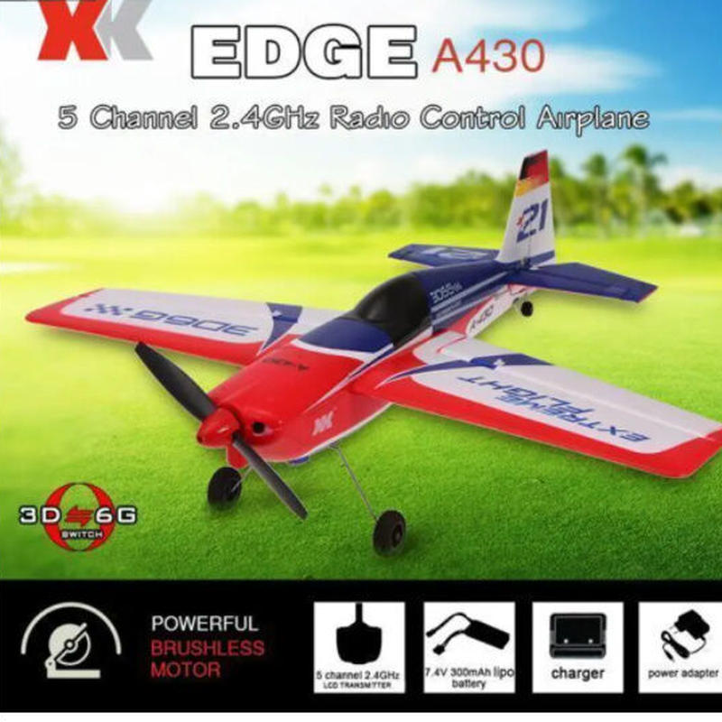 ☆100㌘以下☆登録不要☆ブラシレス☆ラジコン飛行機☆ XK EDGE A430