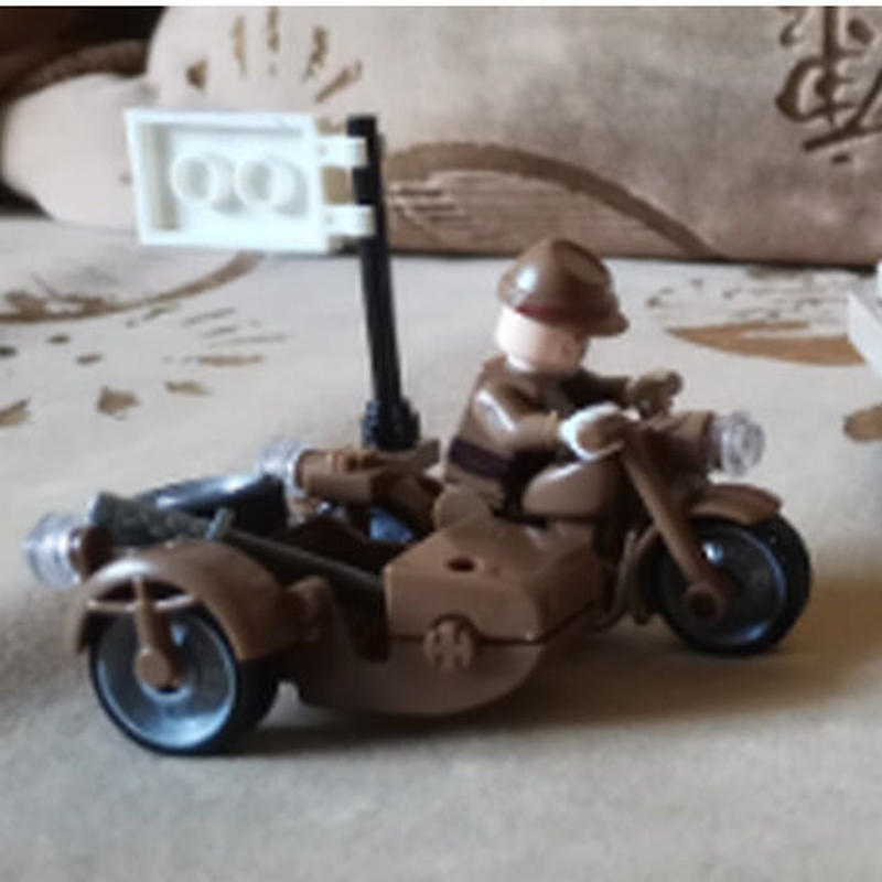 日本軍 レゴ互換品 軍用トラック ミニフィグ3体付き 戦争 ブロックセット Ww2 第二