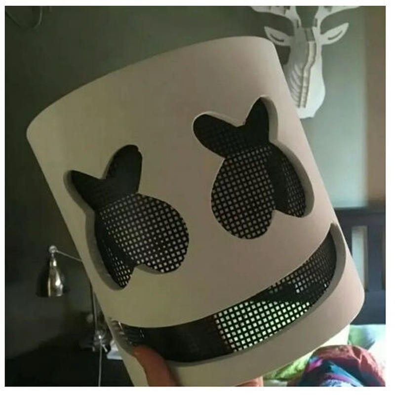 2つ マシュメロ edm marshmello コスプレ ハロウィン マスク
