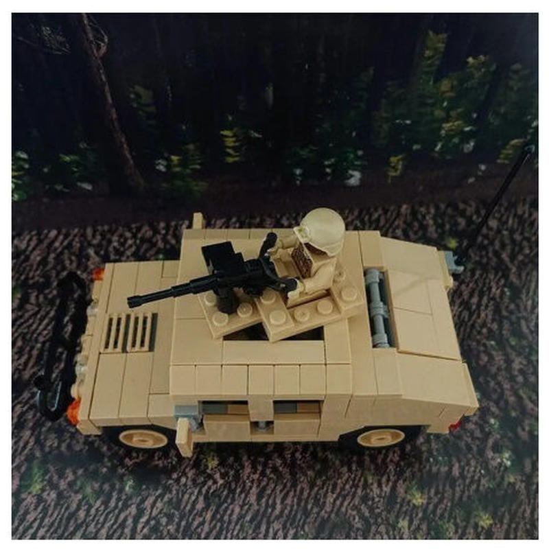 レゴ互換 ハンヴィー 高機動多用途装輪車両 装甲車 Usa アメリカ ミリタリー 軍隊 ブロッ