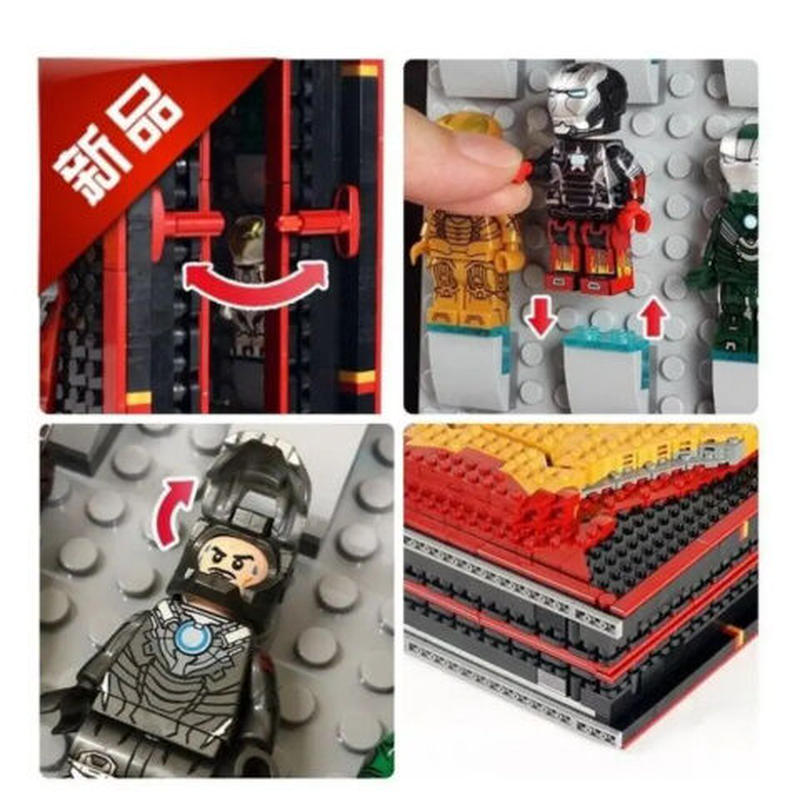 レゴ互換 アベンジャーズ アイアンマン大集合ブック ライド付き Iron Man Lego互換 レゴ互換 アベンジャーズ アイアンマン大集合ブック ライド付き Iron Man Lego互換