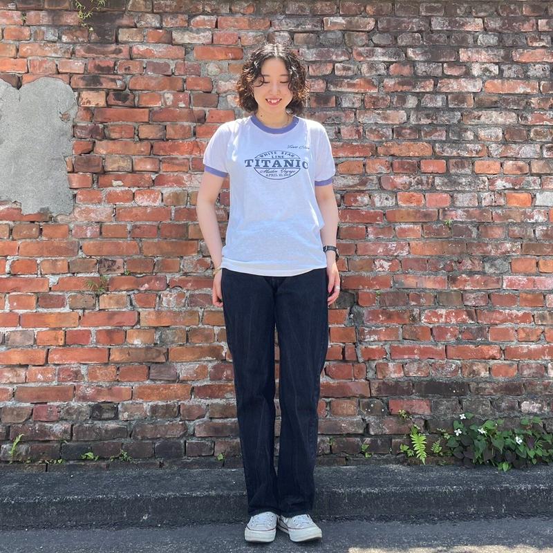 80年代〝TITANIC〟ビンテージリンガーTシャツ L | CUSTOM FEVER