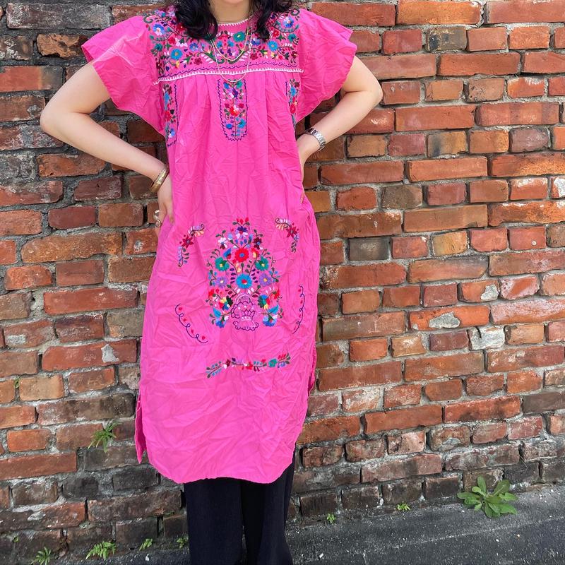 メキシカン刺繍ワンピース Custom Fever