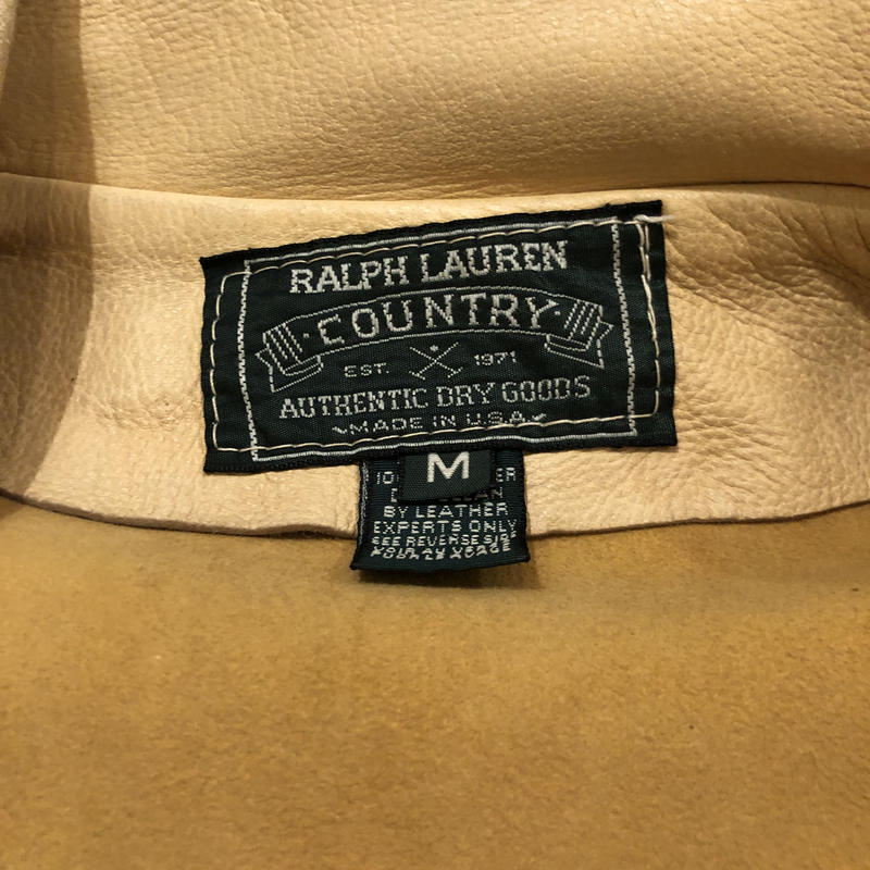 夜空 ラルフローレン ディアスキンバッグ バイカー ネイティブ