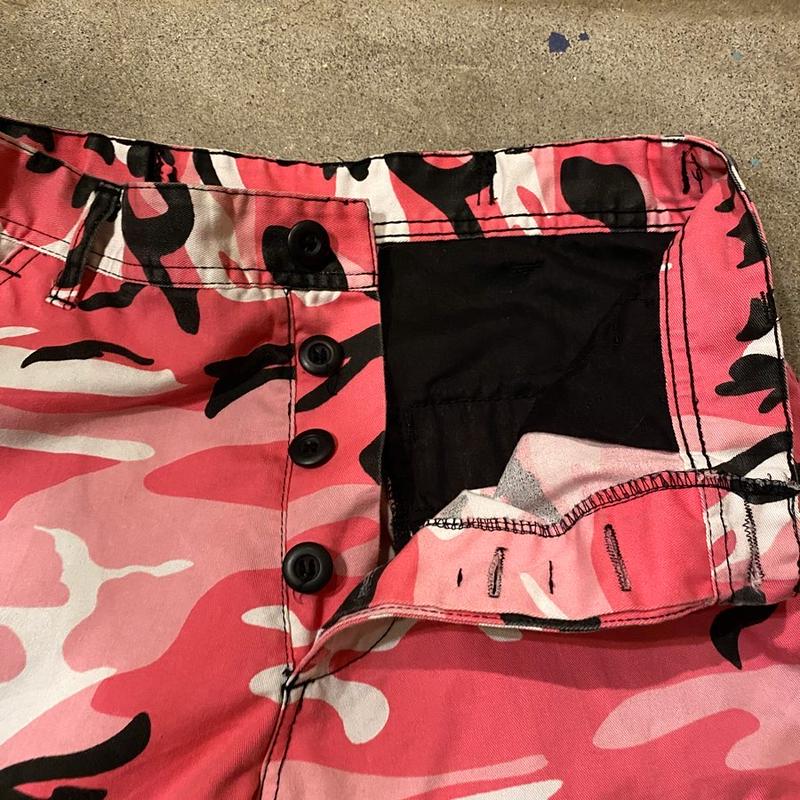 迷彩柄パンツ ピンク Custom Fever