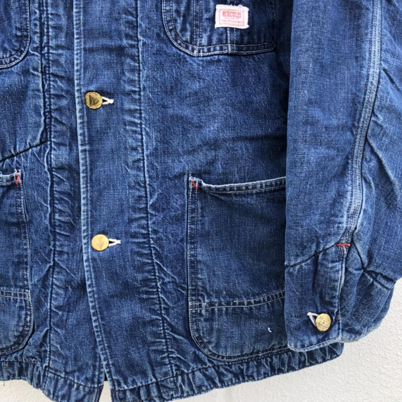 毎日がバーゲンセール 40s HERCULES カバーオール 赤プリントタグ