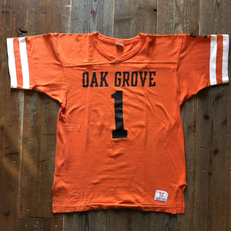 70年代バータグチャンピオンフットボールtシャツ M Custom Fever