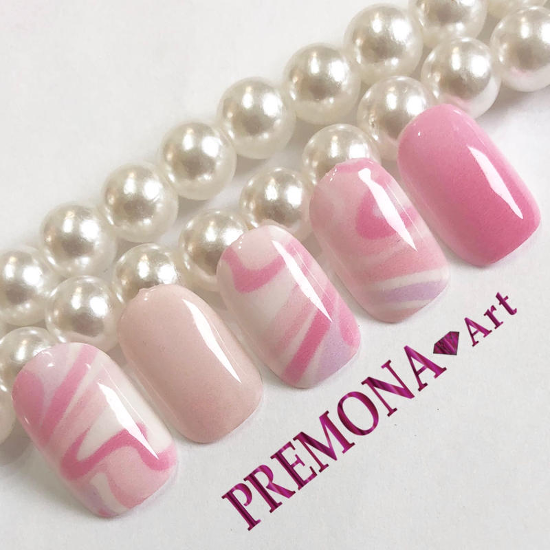 5枚セット プッチ柄 ピンク Set80 84 Premona Art デジタルネイル