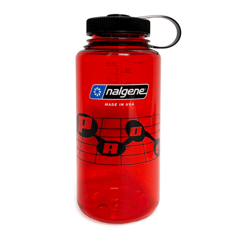 Prov Space Analysis Nalgene Bottle Red Black Prov Space Analysis Nalgene Bottle Red Black