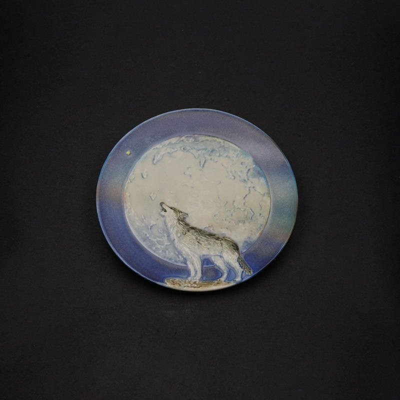 新品 うつわやみたす プレート オオカミ 皿