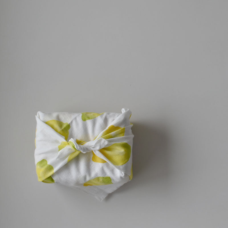 アケモドロ 型染め手ぬぐい れもん ハモニ