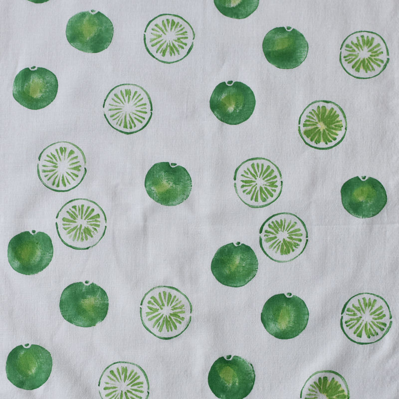 アケモドロ 型染め手ぬぐい すだち ハモニ