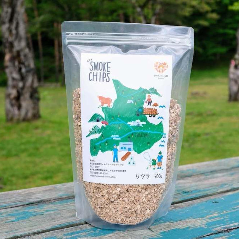 国産無薬剤のスモークチップ サクラ 0g Quantobasta