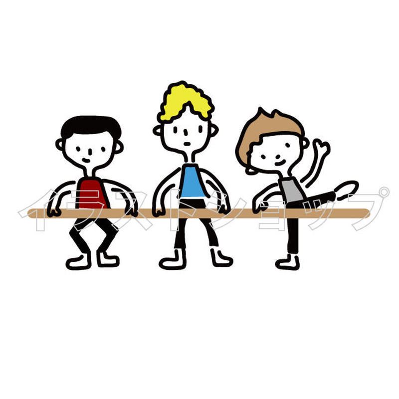 バレエ 男の子クラス イラスト イラストショップ