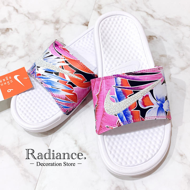 Nike ベナッシ ピンク 白 Radiance Decoration Store