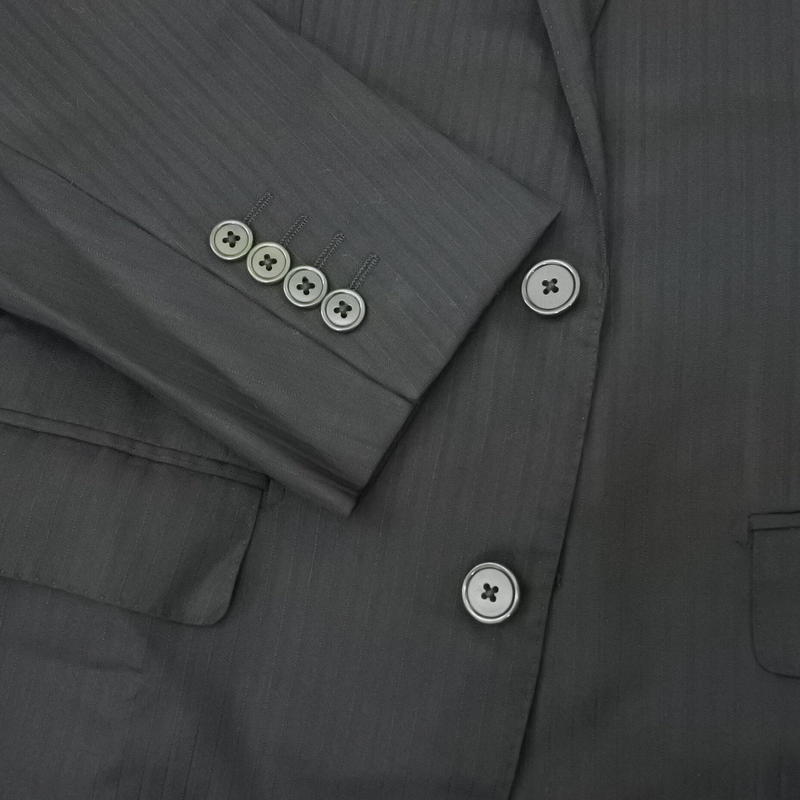 定価84,700円 ユナイテッドアローズ 2Bブラックシャドーストライプ