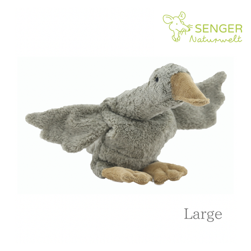 Cuddly Animal Goose ( Gray Large ) / Senger Nat セール日本 ◆Senger Naturwelt◆Goose◆ガチョウ◆ぬいぐるみ◆Lサイズ◆ ぬいぐるみ