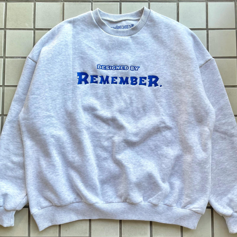 ふるさと割】 REMEMBER 刺繍 トレーナー スウェット - トレーナー ...