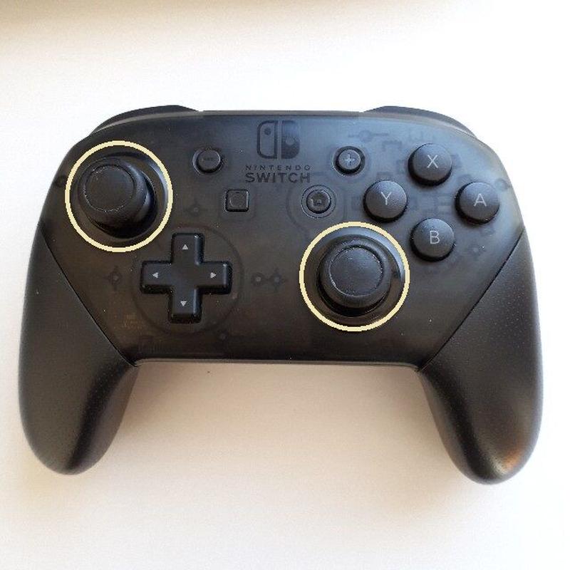 ニンテンドースイッチ プロコントローラー グリップキャップ ２個セット Switch コ