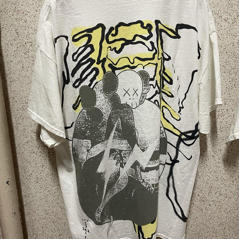Lサイズ 新品 送込 Travis Scott CACTUS JACK KAWS FRAGMENT